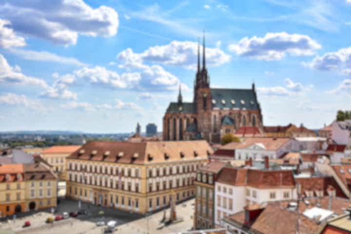 Flights from Quimper, France to Brno, Czechia