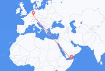 Flyrejser fra Boosaaso, Somalia til Frankfurt, Tyskland