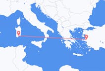 Flyg från Cagliari, Italien till Izmir, Turkiet