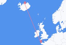 Flights from Brest, France to Akureyri, Iceland