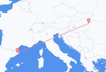 Vols de Debrecen, Hongrie pour Gérone, Espagne