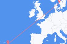 Voli da Ponta Delgada, Portogallo to Göteborg, Svezia