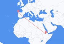 出发地 埃塞俄比亚出发地 德西目的地 西班牙圣地亚哥 － 德孔波斯特拉的航班