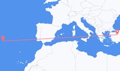 Flights from Kütahya, Turkey to Santa Maria Island, Portugal