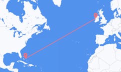 Flights from Rock Sound, the Bahamas to Knock, County Mayo, Ireland