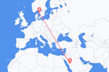 Flights from Medina to Gothenburg