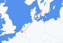 Flyg från Ängelholm, Sverige till Brysselregionen, Belgien