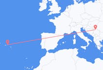 Flights from from Belgrade to Terceira