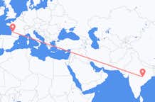 Flüge von Raipur, Indien nach Bordeaux, Frankreich