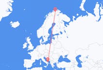 Flyrejser fra Lakselv, Norge til Bari, Italien