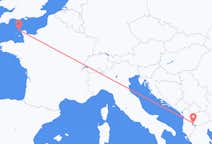 出发地 根西岛奧爾德尼島飞往 北马其顿奥赫里德的航班