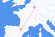 Flyg från Luxemburg, Luxemburg till Zaragoza, Spanien