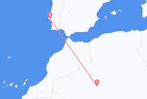 Flyrejser fra Adrar, Algeriet til Lissabon, Portugal