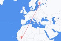 Flyreiser fra Bamako, Mali til Helsingfors, Finland