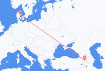 Flights from Yerevan to Aarhus
