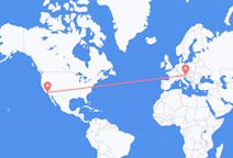 Flyreiser fra Los Angeles, USA til Klagenfurt, Østerrike