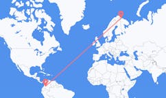 Flights from Neiva, Huila, Colombia to Kirkenes, Norway