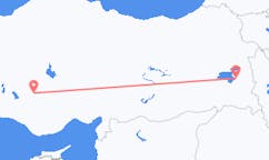 Lennot Vanilta, Turkki Konyalle, Turkki