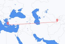 Loty z Duszanbe, Tadżykistan do Astypalai, Grecja