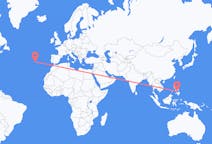 Flyrejser fra Panglao, Filippinerne til Ponta Delgada, Portugal