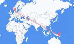 出发地 巴布亚新几内亚出发地 图菲目的地 丹麦奥胡斯的航班