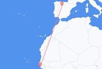 Flyreiser fra Cap Skiring, Senegal til Valladolid, Spania