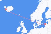 리투아니아 팔랑가에서 출발해 아이슬란드 레이캬비크로(으)로 가는 항공편
