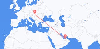 Flyg från Förenade Arabemiraten till Ungern