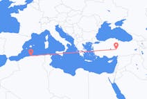 Flyreiser fra Alger, Algerie til Kayseri, Tyrkia