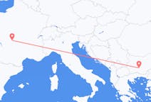 Flyg från Plovdiv, Bulgarien till Limoges, Frankrike