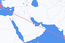 Flyrejser fra Goa til Santorini