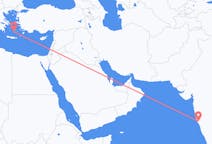 Flyreiser fra Goa, India til Santorini, Hellas