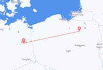 Flyreiser fra Berlin, Tyskland til Szczytno, Polen