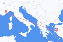 Flyrejser fra Izmir til Nice
