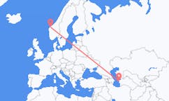 Flyg från Türkmenbaşy, Turkmenistan till Ålesund, Norge