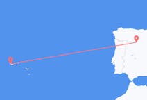 Fly fra Valladolid til Horta, Azores