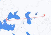 Flyreiser fra Turkistan, Kasakhstan til Edremit, Tyrkia