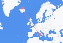 Рейсы из Палермо, Италия в Акюрейри, Исландия
