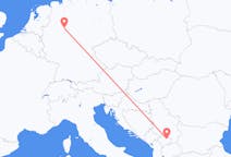 Flyg från Pristina, Kosovo till Paderborn, Tyskland