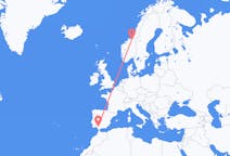 Flights from from Seville to Trondheim