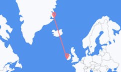 Flyrejser fra Killorglin, Irland til Ittoqqortoormiit, Grønland