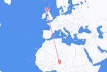 Flyreiser fra Kano, Nigeria til Glasgow, Skottland