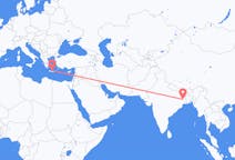 Vluchten van Durgapur, India naar Iraklion, Griekenland