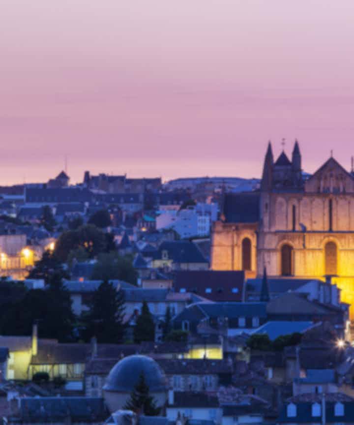 Flights from Carcassonne, France to Poitiers, France