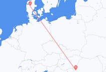 Flights from Timișoara, Romania to Karup, Denmark
