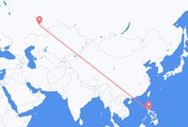 Flyrejser fra Manila, Filippinerne til Ufa, Rusland