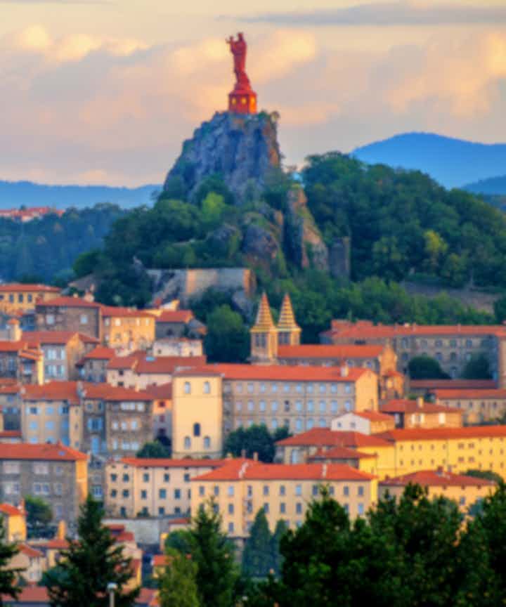 Flights from the city of Le Puy-en-Velay, France to Europe