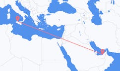 出发地 阿拉伯联合酋长国阿布扎比目的地 意大利巴勒莫的航班