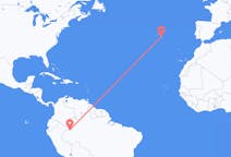 Flyreiser fra Leticia, Amazonas, Colombia til Ponta Delgada, Portugal