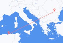 Flyrejser fra Jijel, Algeriet til Bukarest, Rumænien
